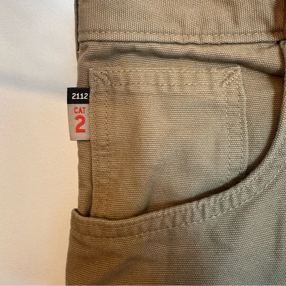 SOLD- Carhartt FR Midweight Canvas Jean Mens Size 40x30 Pants Fire Resistant - Picture 6 of 9
